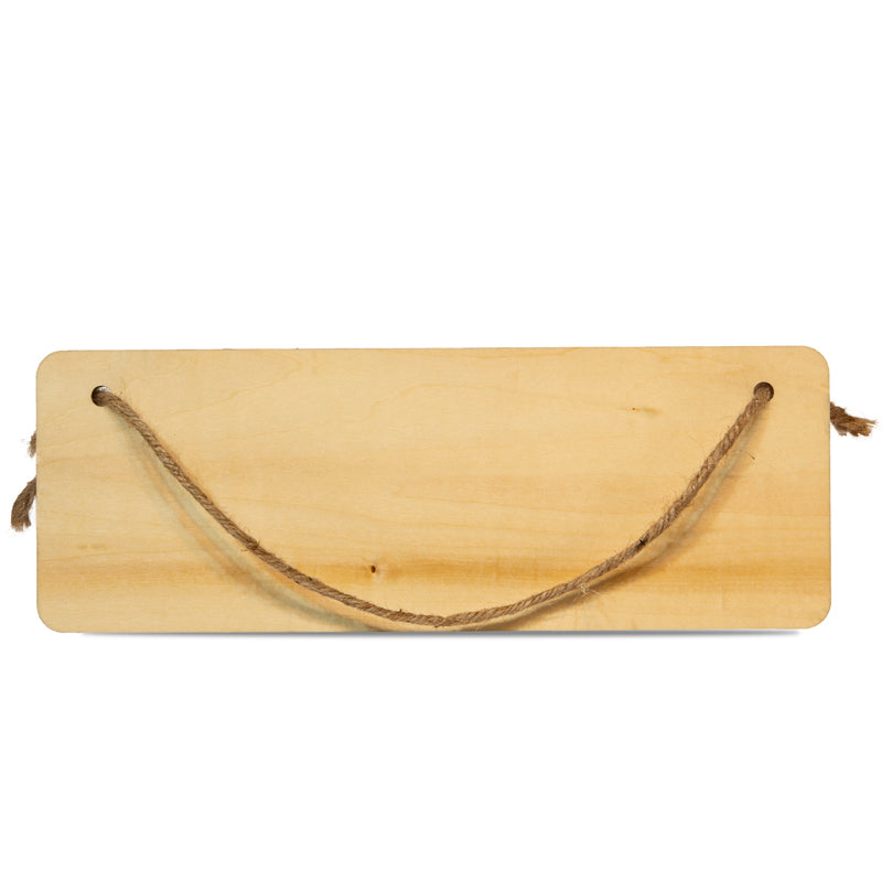 Wooden Hanging Sign - Rectangle