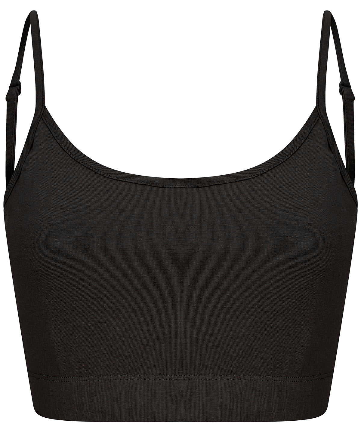 SF Women's sustainable fashion cropped cami top with adjustable straps