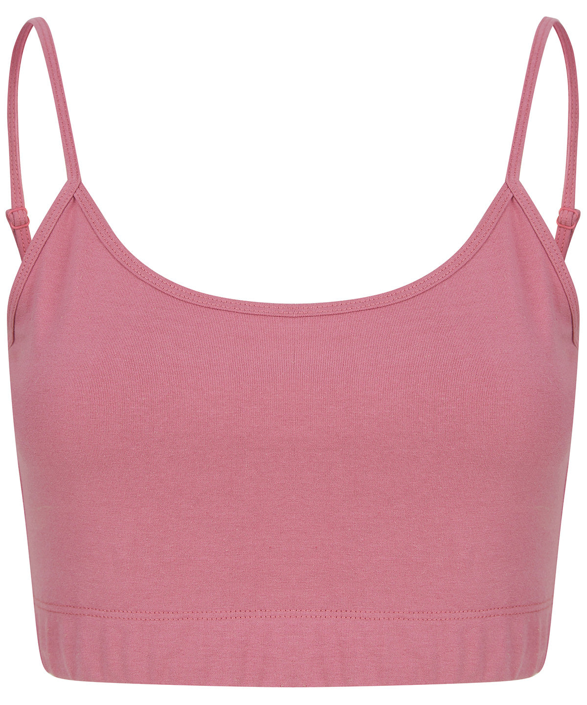 SF Women's sustainable fashion cropped cami top with adjustable straps