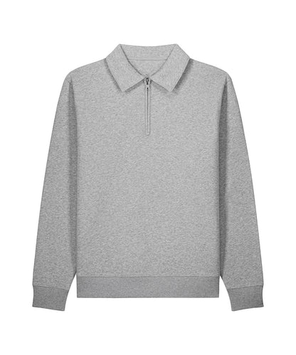 Stanley/Stella Proper Sweatshirt in Heather Grey, front view
