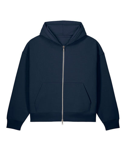 Stanley/Stella Fronter Zip Hoodie in French Navy, front view