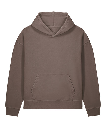 Stanley/Stella Chaser Vintage Hoodie in Garment Dyed Mocha, front view