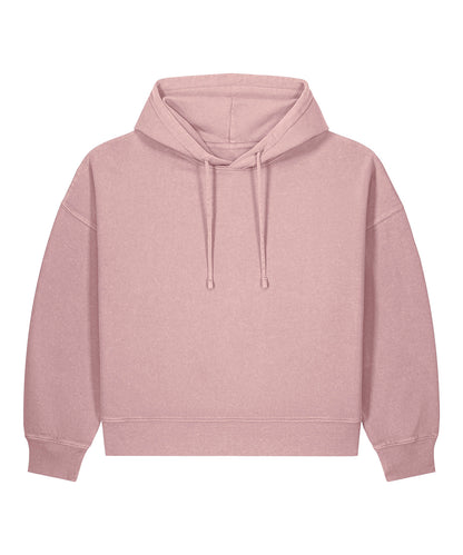 Stanley/Stella Stella Nora Vintage Hoodie in Garment Dyed Blush, front view