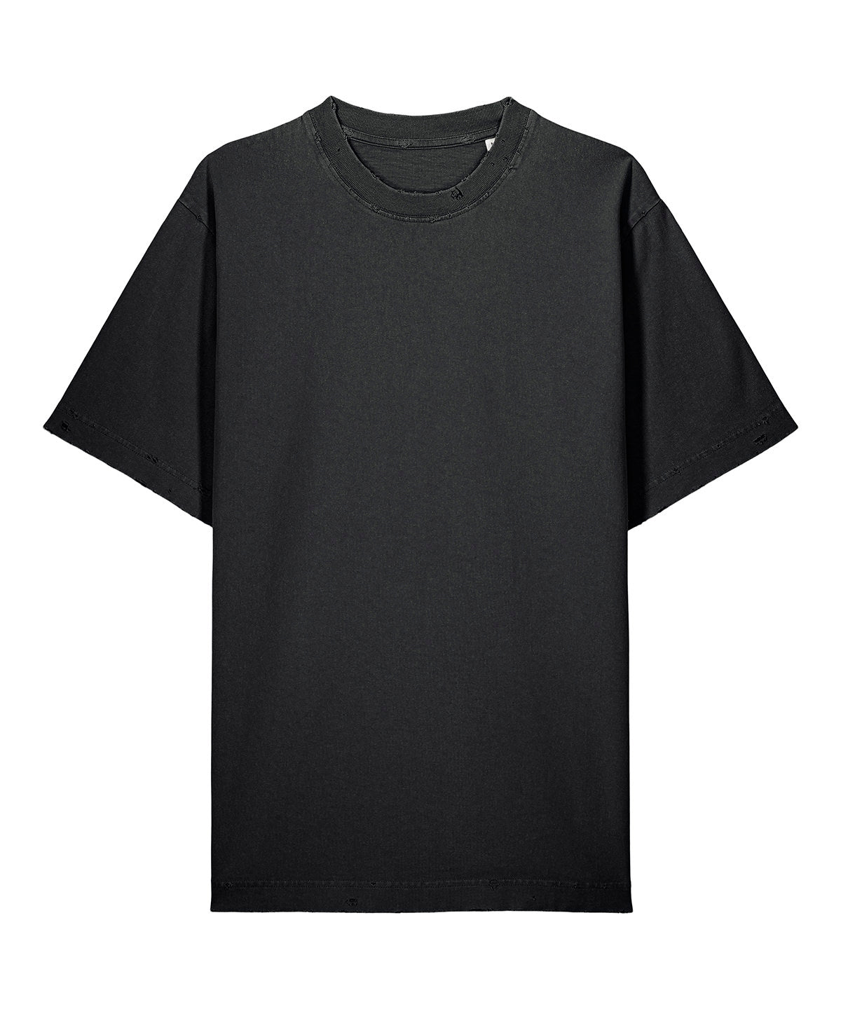 Stanley/Stella Freestyler Super Vintage T-Shirt in Garment Dyed Black Rock, front view