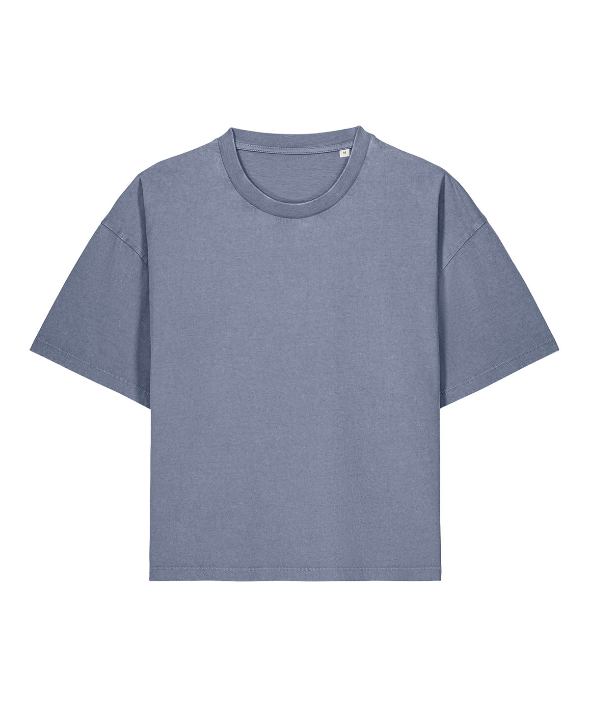 Stanley/Stella Stella Nova Vintage T-Shirt in Garment Dyed Blue Grey, front view