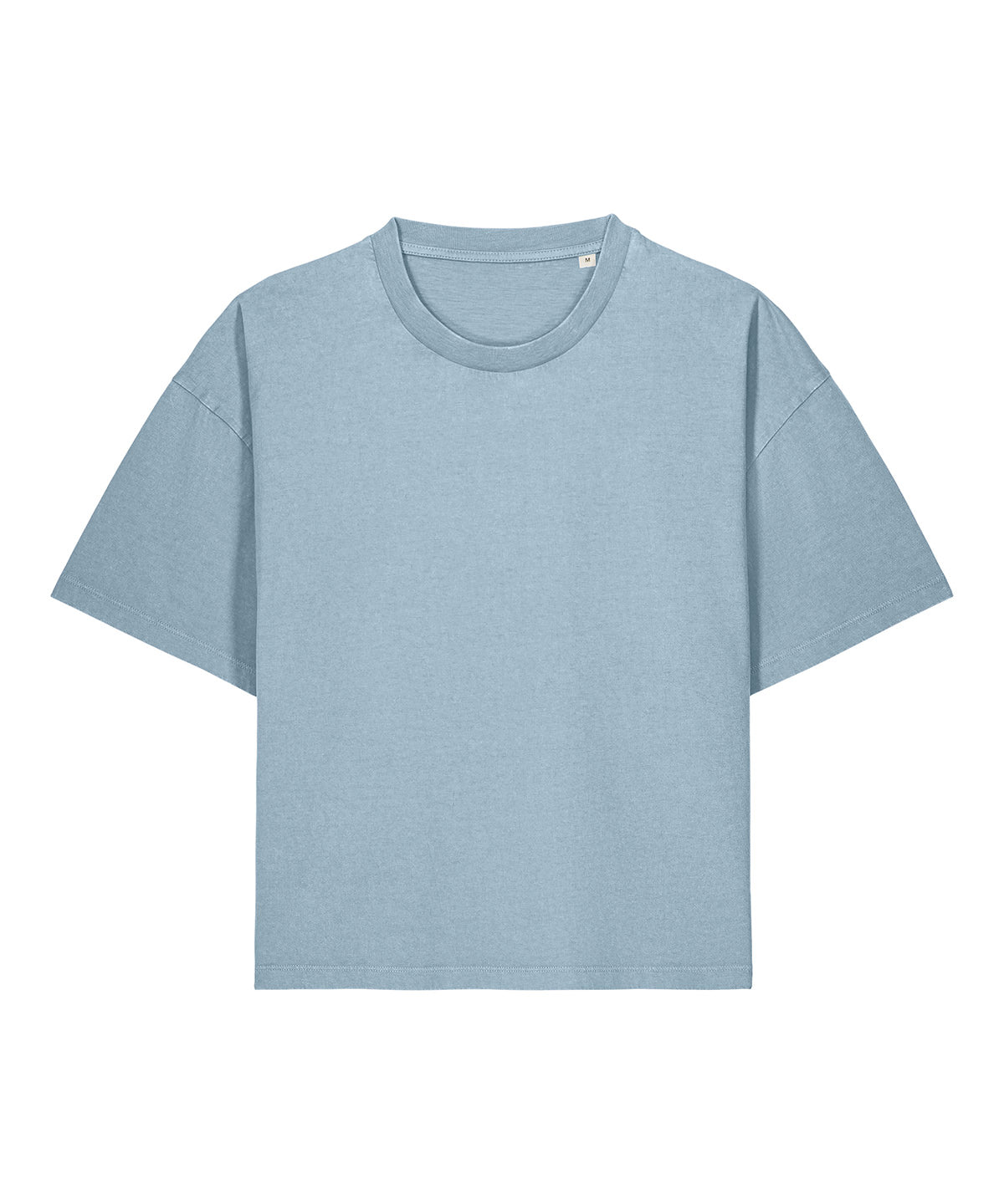 Stanley/Stella Stella Nova Vintage T-Shirt in Garment Dyed Blue Stone, front view