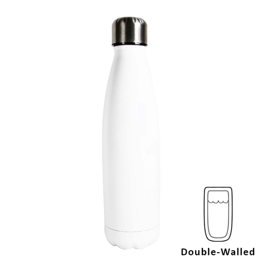 Insulated Bowling Bottle - White (350ml)