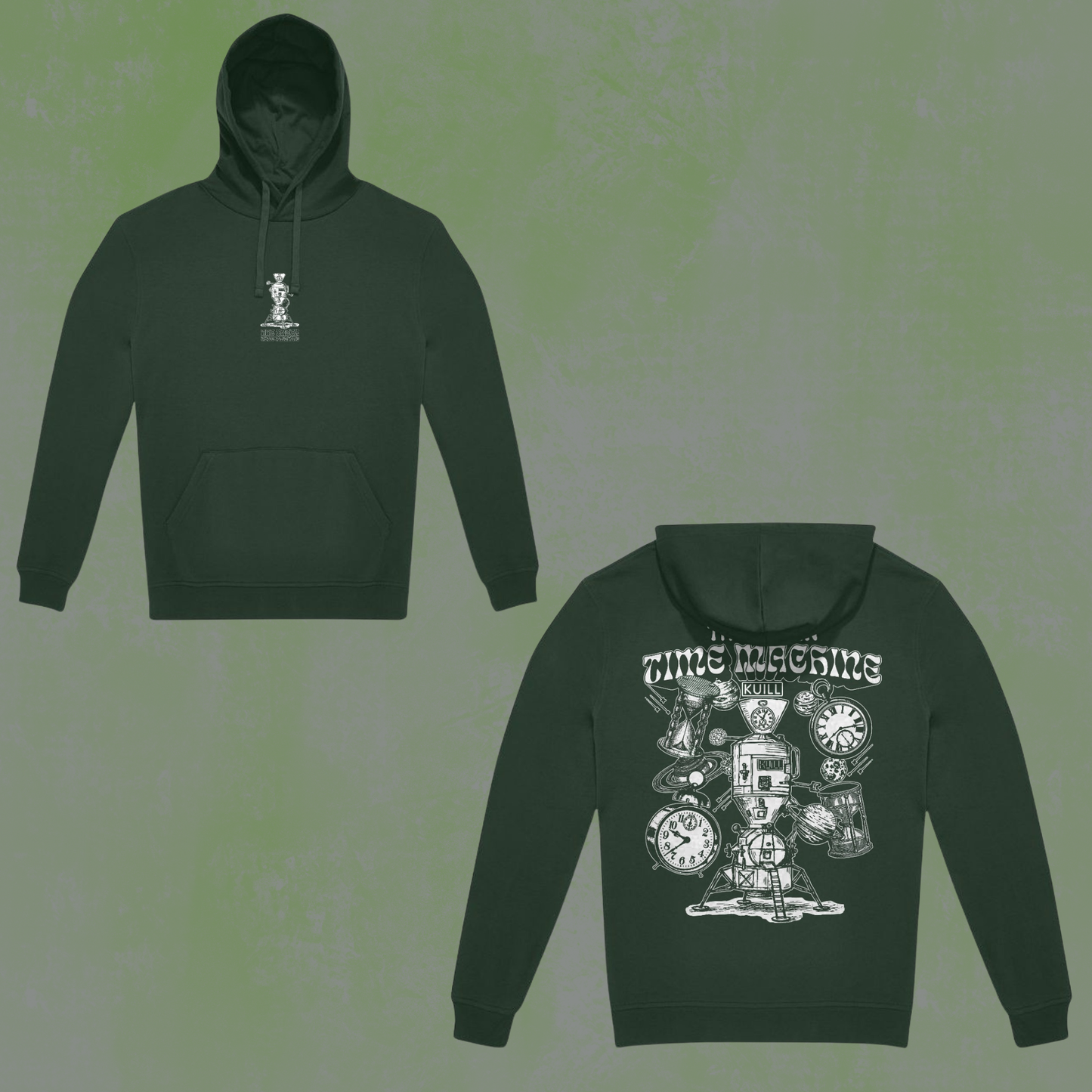 Kuill – Time Machine Hoodie (Forest Green)
