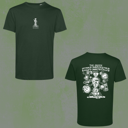 Kuill – The Green Time Machine T-Shirt (Forest Green)