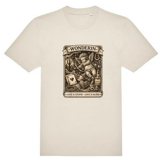 WONDERIN’ T-SHIRT – RACHEL SNOWLING (CREAM EDITION)