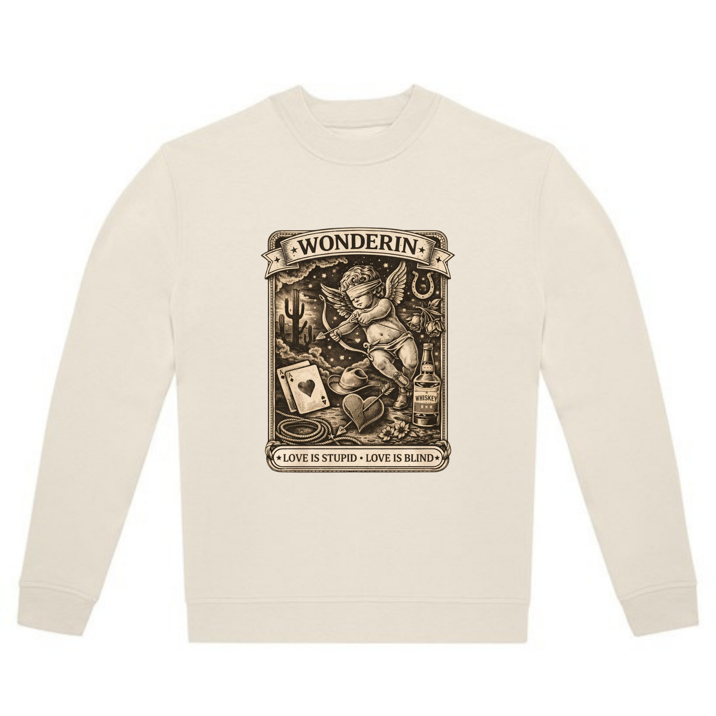WONDERIN’ SWEATSHIRT – RACHEL SNOWLING (CREAM EDITION)