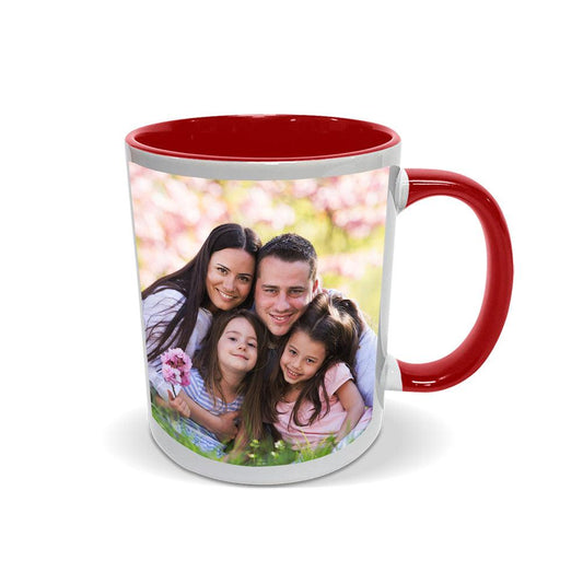 Customisable Red Colour Changing Mug