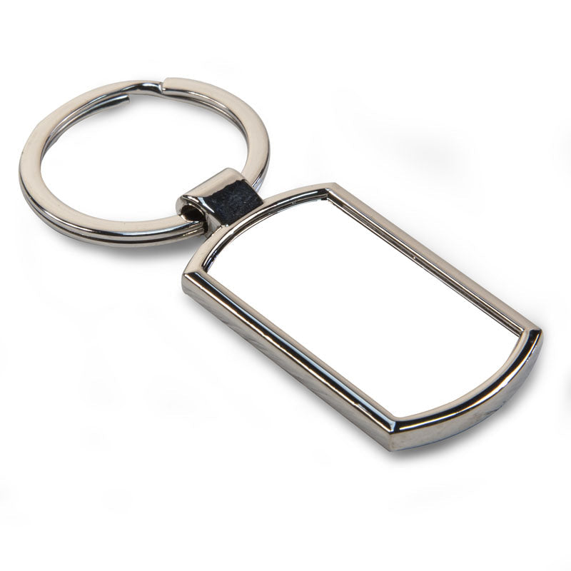 Tag Photo Keyring - Silver