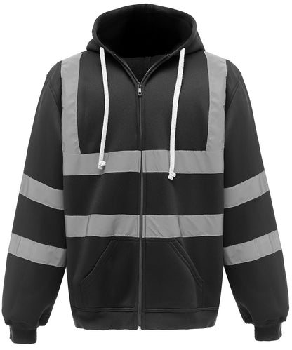 Yoko Hi-vis zip hoodie (HVK07)