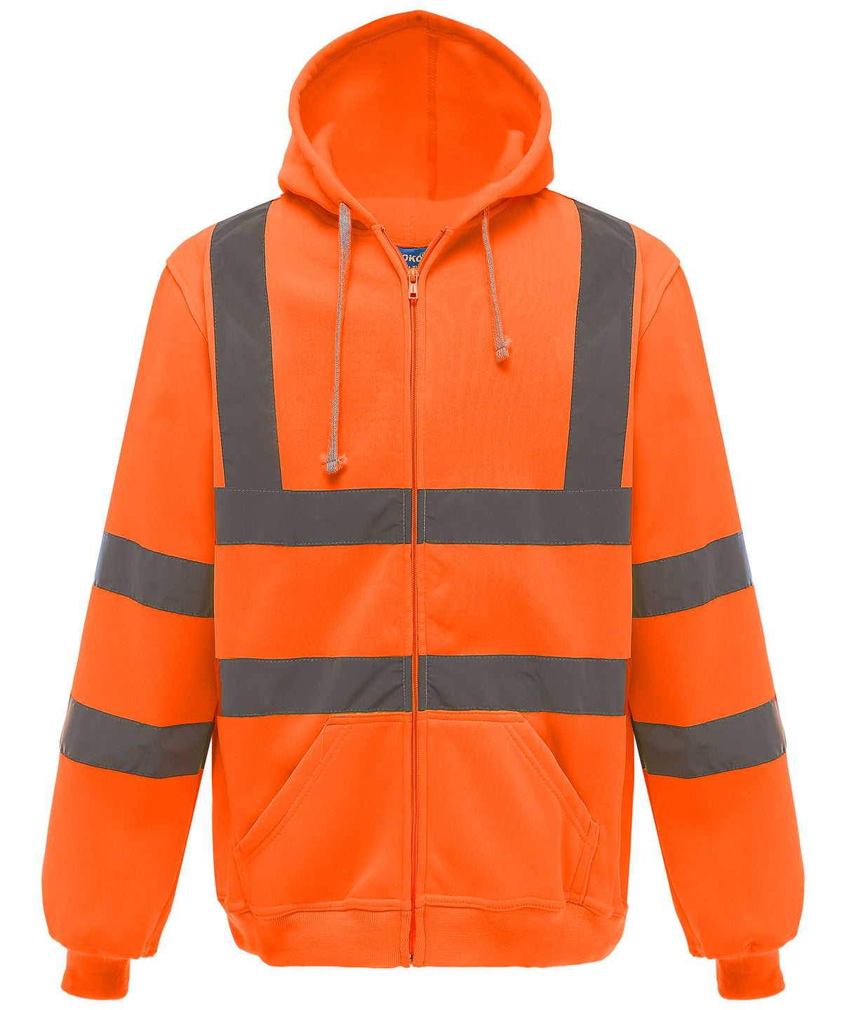 Yoko Hi-vis zip hoodie (HVK07)