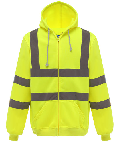 Yoko Hi-vis zip hoodie (HVK07)