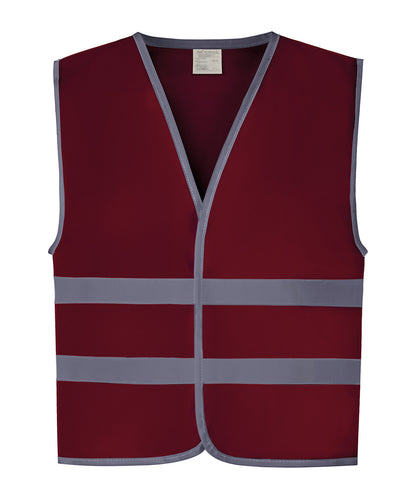 Yoko Hi-vis reflective border kids waistcoat (HVW102CH)