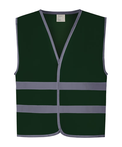 Yoko Hi-vis reflective border kids waistcoat (HVW102CH)