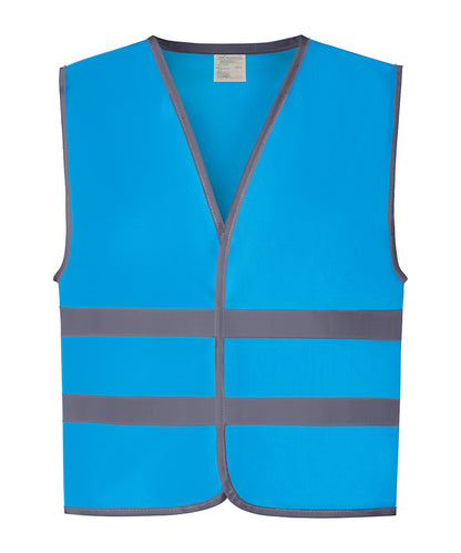 Yoko Hi-vis reflective border kids waistcoat (HVW102CH)
