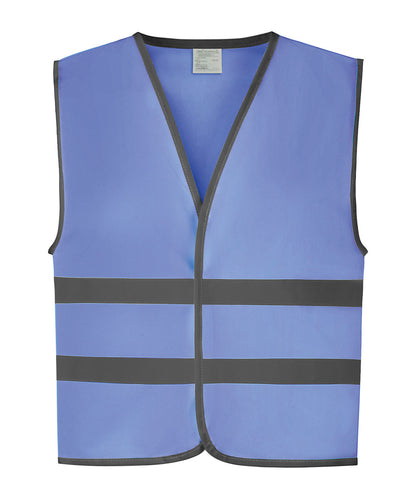 Yoko Hi-vis reflective border kids waistcoat (HVW102CH)