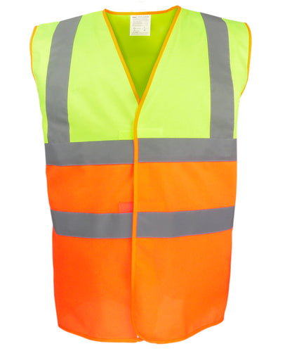 Yoko Hi-vis two-tone waistcoat (HVW122)