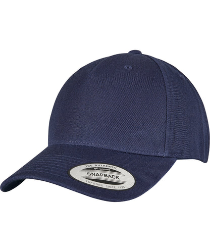 Flexfit by Yupoong YP classics 5-panel premium curved visor snapback cap (5789M)