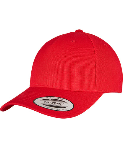 Flexfit by Yupoong YP classics 5-panel premium curved visor snapback cap (5789M)