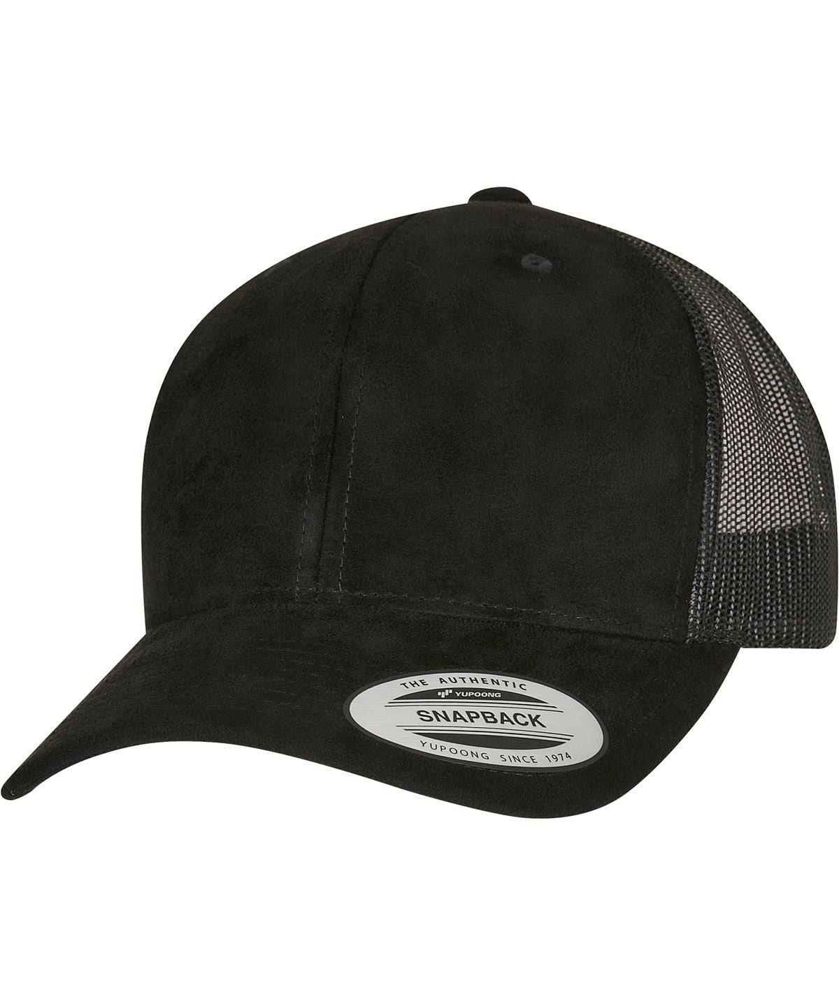 Flexfit by Yupoong Imitation suede leather trucker cap (6606SU)