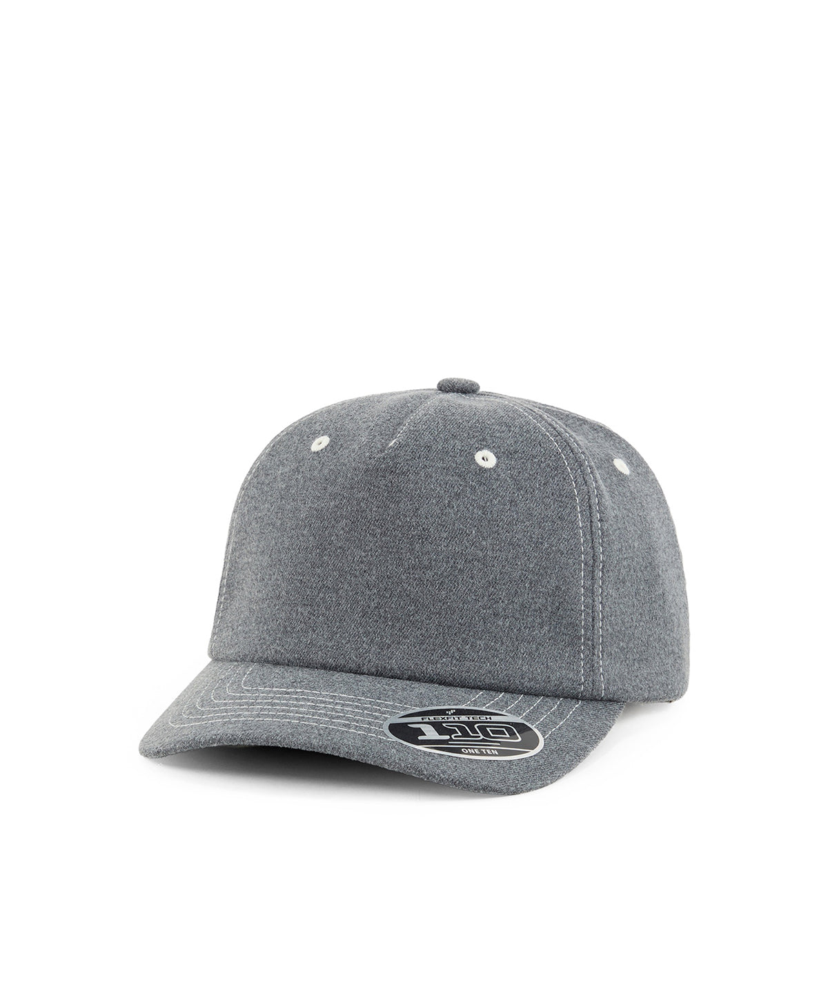 Flexfit 110 melton wooly serge - Heather Charcoal
