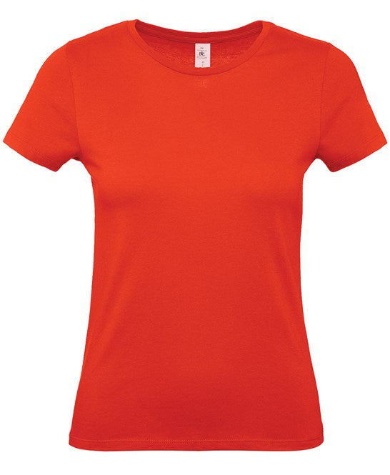 Custom Printed Women's T-Shirt – B&C #E150 100% Cotton