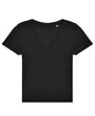 Custom Printed Women's V-Neck T-Shirt – B&C #E150 V 100% Cotton