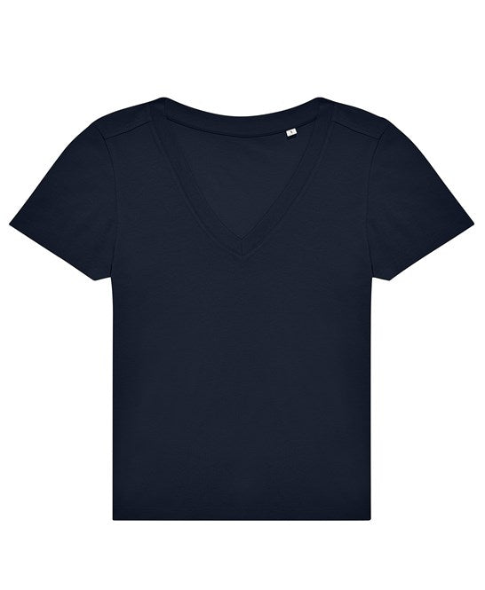 Custom Printed Women's V-Neck T-Shirt – B&C #E150 V 100% Cotton