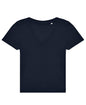 Custom Printed Women's V-Neck T-Shirt – B&C #E150 V 100% Cotton