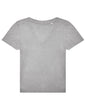 Custom Printed Women's V-Neck T-Shirt – B&C #E150 V 100% Cotton
