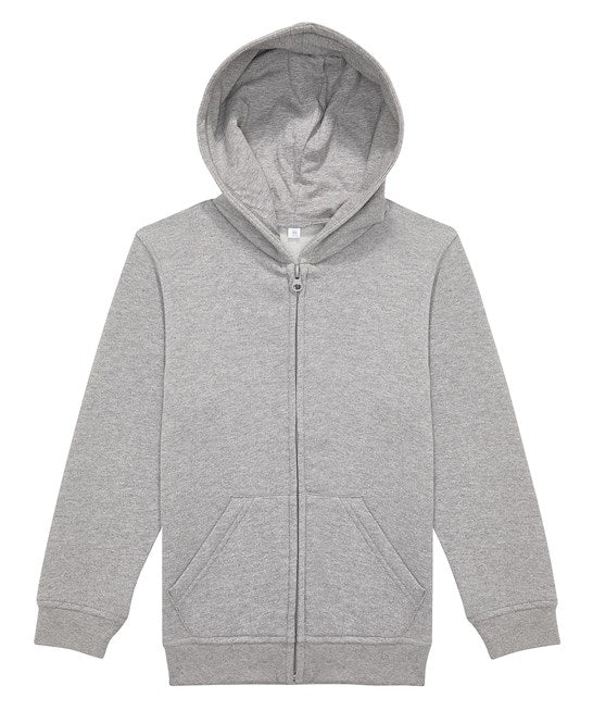 Custom Printed Kids Zip Hoodie – B&C ID.334 (Ages 5–13)