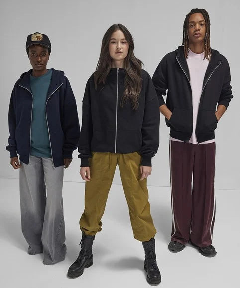 Custom Printed Oversized Zip Hoodie – B&C Influence Streetwear