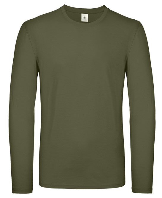 Custom Printed Long Sleeve T-Shirt – B&C #E150 LSL 100% Cotton