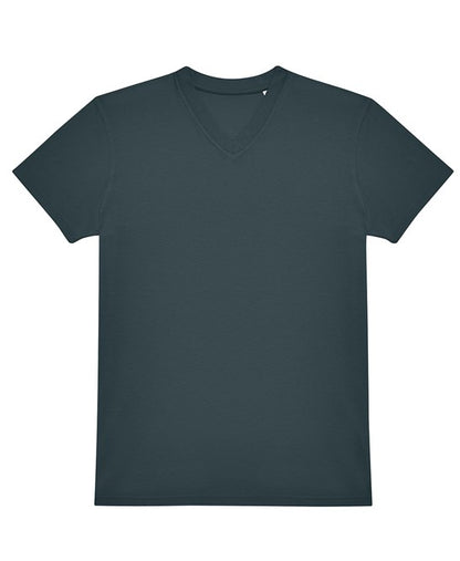Custom Printed V-Neck T-Shirt – B&C #E150 V 100% Cotton
