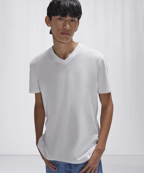 Custom Printed V-Neck T-Shirt – B&C #E150 V 100% Cotton
