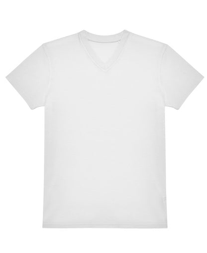 Custom Printed V-Neck T-Shirt – B&C #E150 V 100% Cotton