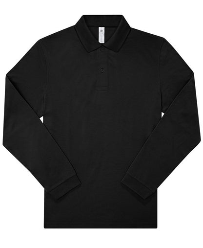 Custom Printed Long Sleeve Polo Shirt – B&C My Polo 180 LSL