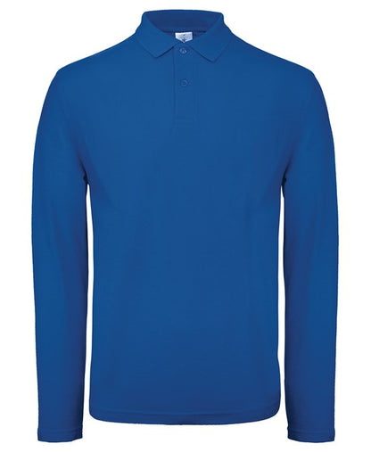 Custom Printed Long Sleeve Polo Shirt – B&C ID.001 LSL