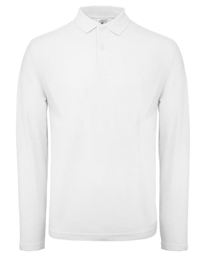 Custom Printed Long Sleeve Polo Shirt – B&C ID.001 LSL