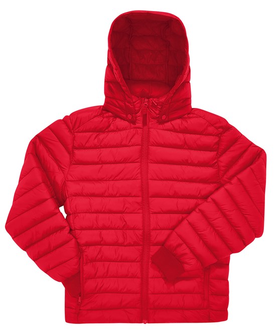 Custom Printed Puffer Jacket – B&C Reset Recycled Padded