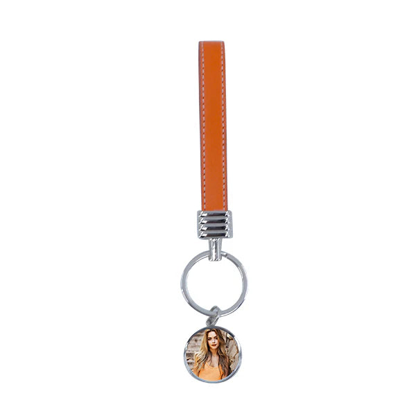 Round Wristlet Keyring