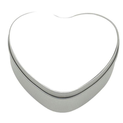 Heart Keepsake Tin - Silver