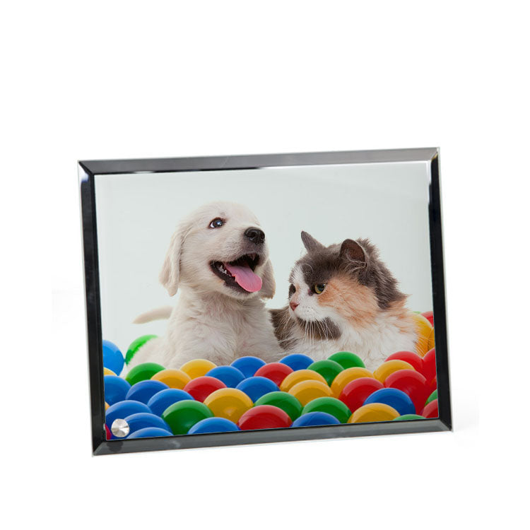 Glass Photo Panel - 23 x 18cm (with stand)