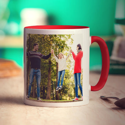 Customisable Red Colour Changing Mug