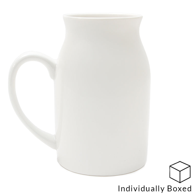 Ceramic Milk Jug - White (450ml)