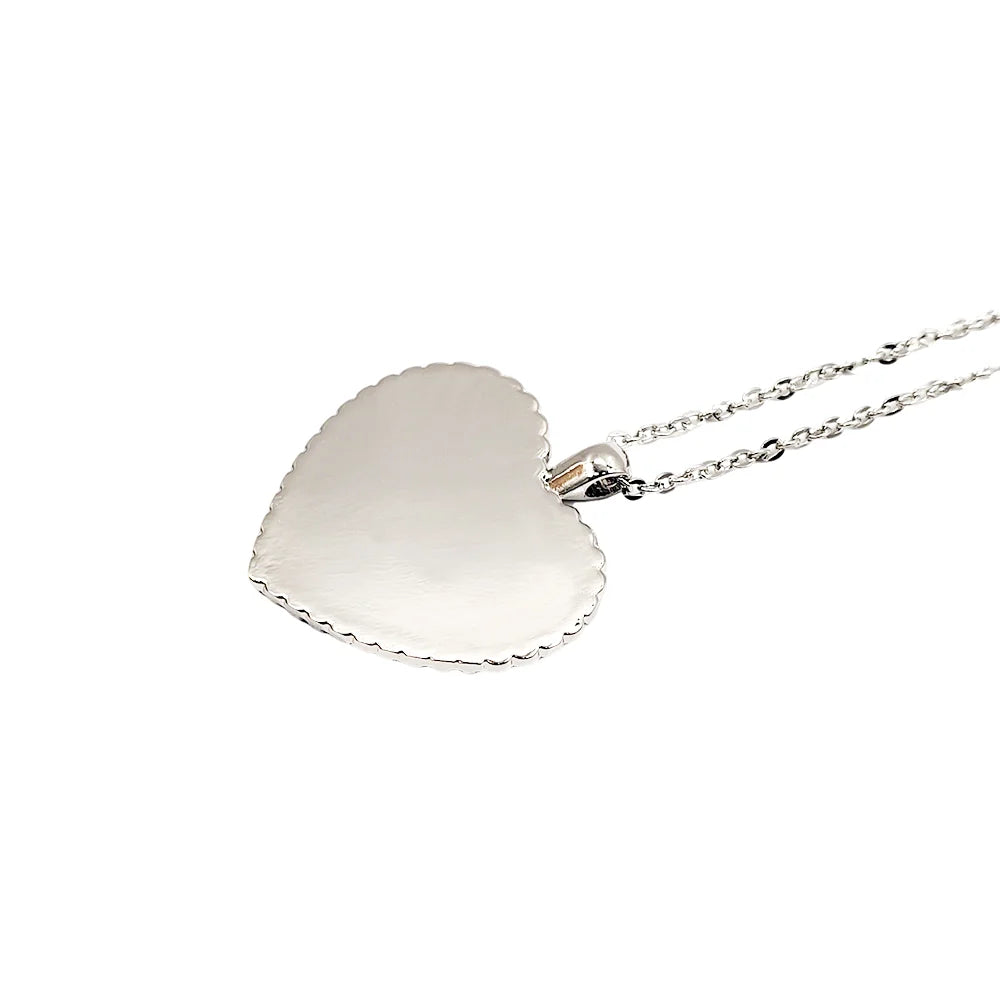 Rhinestone Heart Necklace
